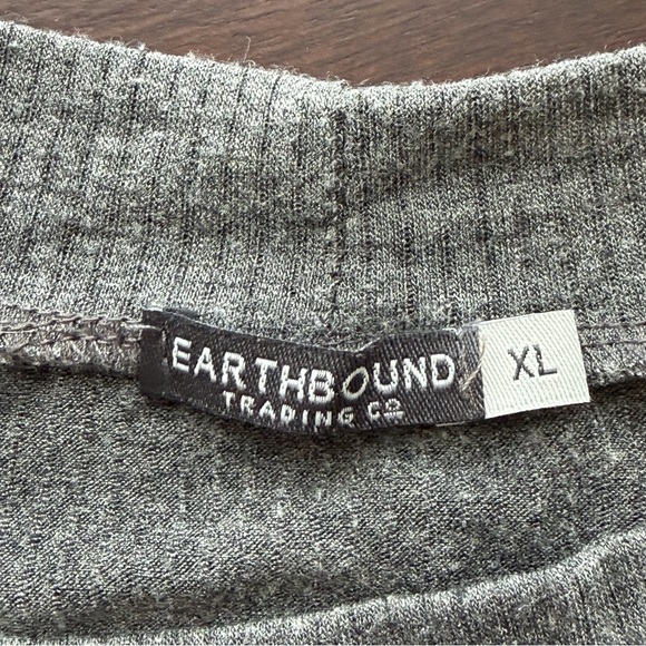 EARTHBOUND Charcoal Sleeveless Knit Tunic Whimsigoth Celestial Witchy XL - Picture 7 of 7